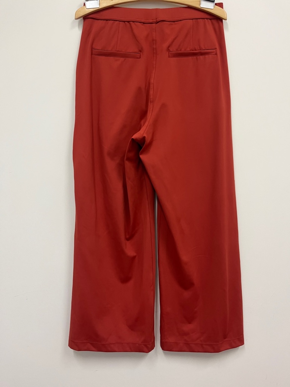 NWT HALARA  Rust Wide-Leg Dress Pants/Trousers size M petite - Picture 4 of 6